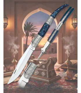 Arabisches dekoriertes Messer Nummer drei von Albainox, blauer Stamina ⚔️