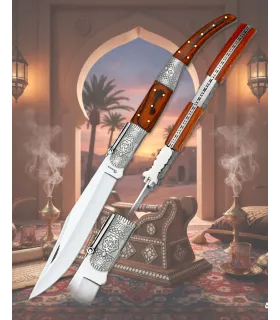 Coltello arabo decorato numero tre di Albainox, stamina rossa ⚔️