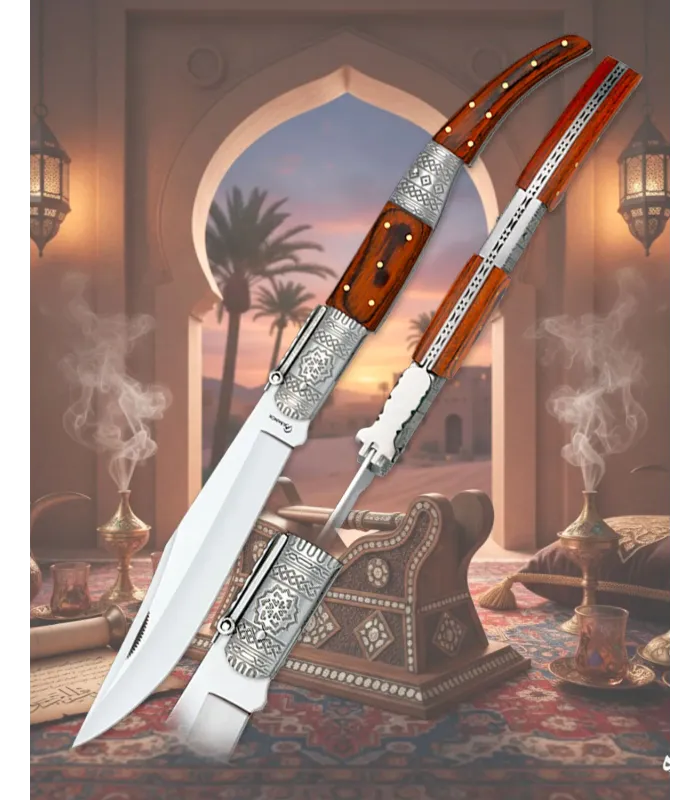 Arabisches dekoriertes Messer Nummer drei von Albainox, rote Stamina ⚔️