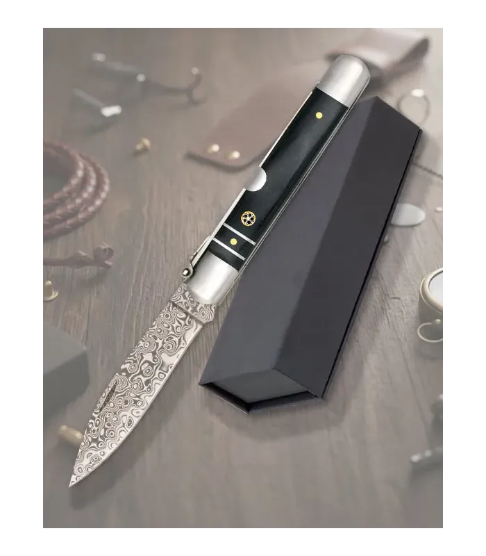 Albainox kniv machete damaskus, stamina håndtag mosaik (8,5 cm.) ⚔️