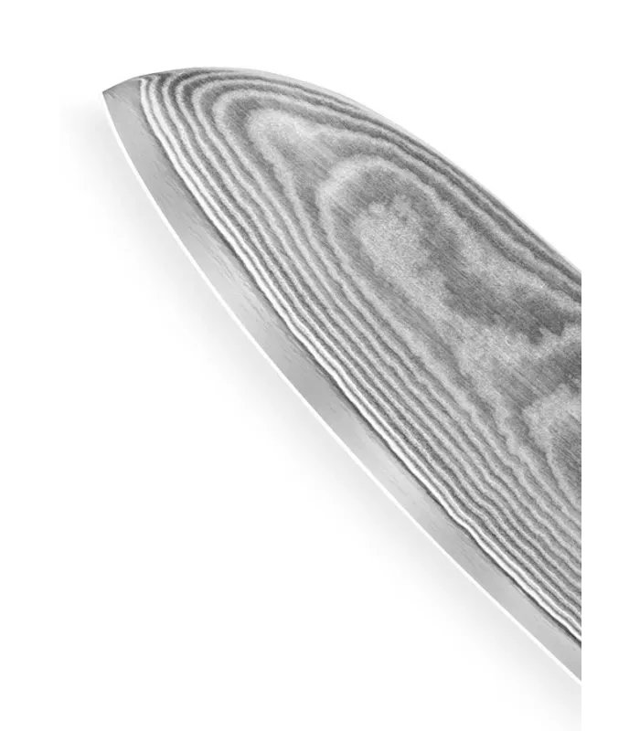 Cuchillo Santoku Samura serie Damasco, hoja 150 mm. ⚔️
