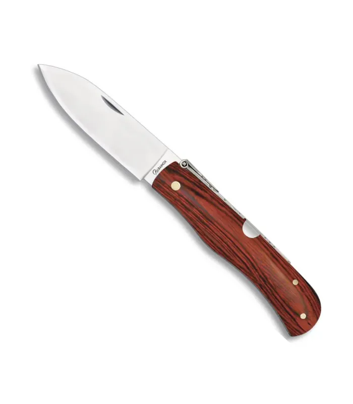 Navaja Albainox pakka rojo, hoja acero carbono ⚔️
