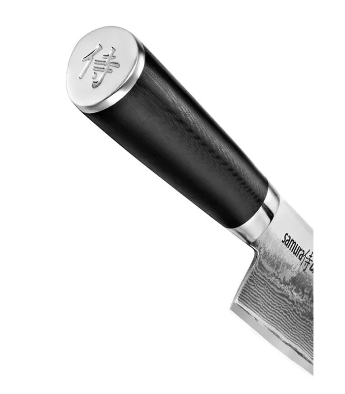 Faca Santoku Samura série Damasco, lâmina de 150 mm. ⚔️