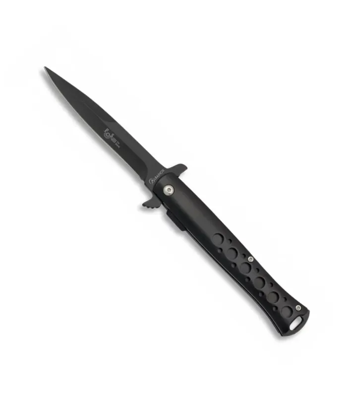 Coltello nero assistito con clip ⚔️