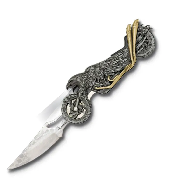 Canivete marca Albainox águia-moto (21,7 cm.) ⚔️