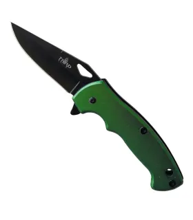 Canivete verde sistema assistido (13,5 cm.) ⚔️