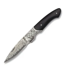 Damascus Steel Razor with Magnetic Box ⚔️