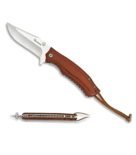 Coltello marca Albainox Pakkawood rosso (18,5 cm.) ⚔️