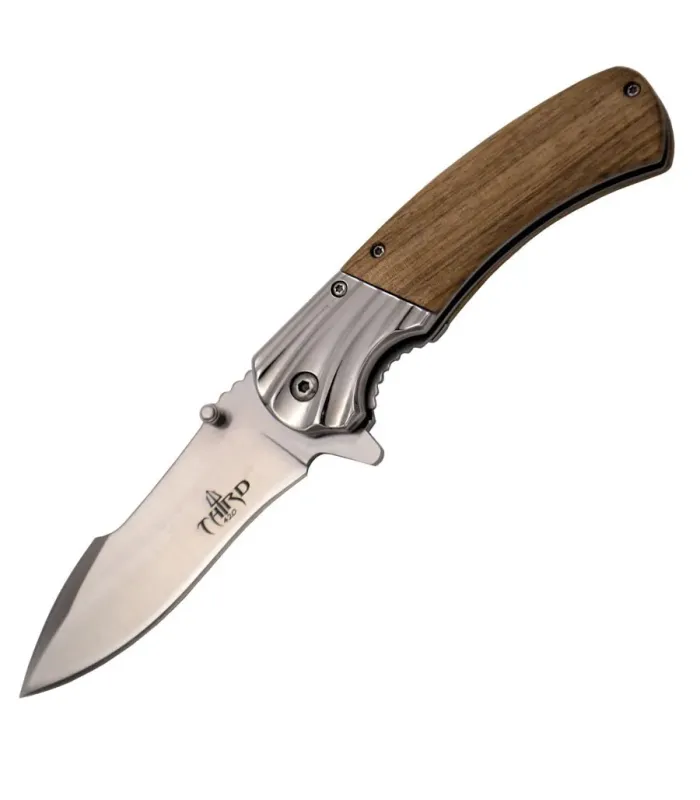 Navaja mango Zebrano, hoja acero 420 inox. (20,5 cm.) ⚔️