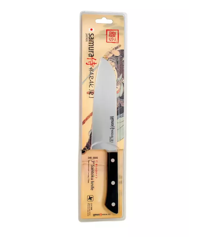 Japanese Knife Santoku Samura Harakiri, 180 mm blade. ⚔️