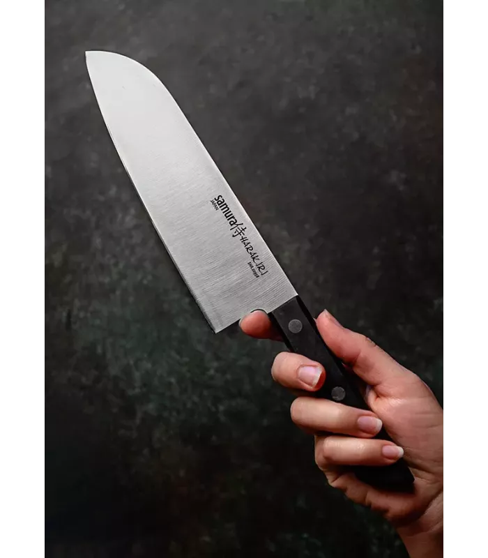 Japansk kniv Santoku Samura Harakiri, blad 180 mm. ⚔️
