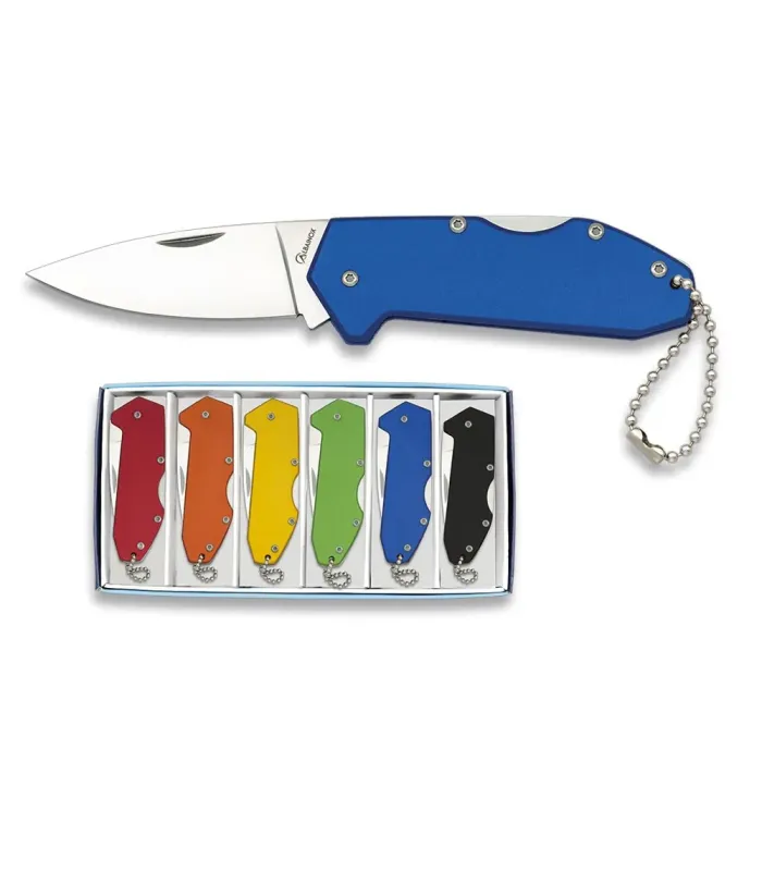Set of 6 colorful aluminum knives ⚔️