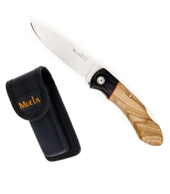 Messer mit Olivenholzgriff, Muela (Klingenlänge 8 cm) ⚔️