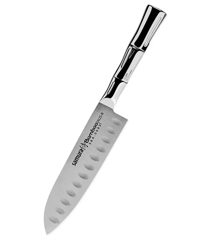Cuchillo Samura Shadow modelo Small Santoku, hoja 137 mm. ⚔️