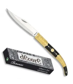 Navaja marca Albainox Decore Dorada (18,9 cm.) ⚔️