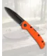 Albainox Feldmesser mit rutschfestem Nylon-Griff in Orange (19 cm) ⚔️