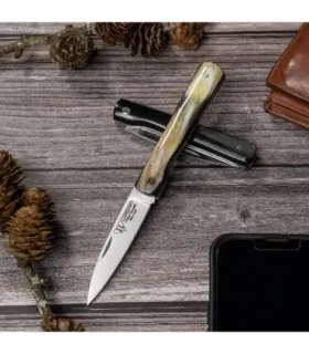 Mini Vendetta Taschenmesser mit Horn-Griff ⚔️