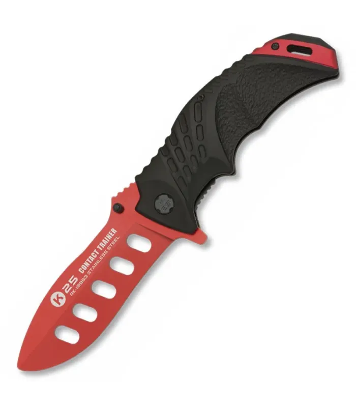 Navaja marca K25 rojo entrenamiento (22,8 cm.) ⚔️