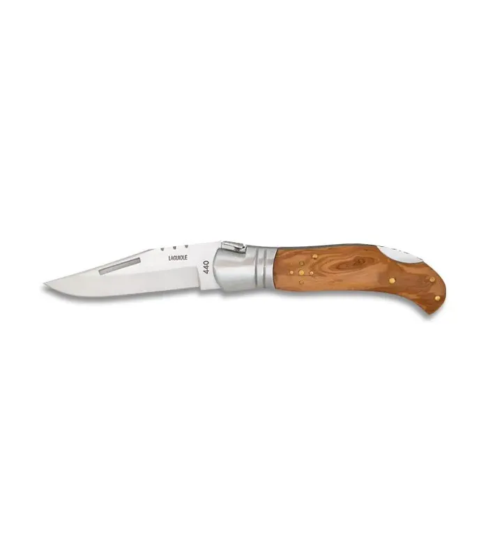 Couteau Albainox type Laguiole manche en bois (18,3 cm) ⚔️