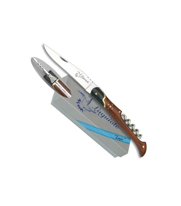 Couteau de type Laguiole de luxe avec tire-bouchon (21,3 cm) ⚔️