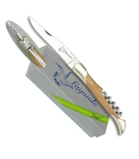 Navaja Albainox tipo Laguiole Lujo madera olivo (19,7 cm.) ⚔️