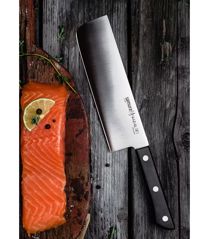 Faca Samura Harakiri Nakiri, lâmina de 180 mm. ⚔️