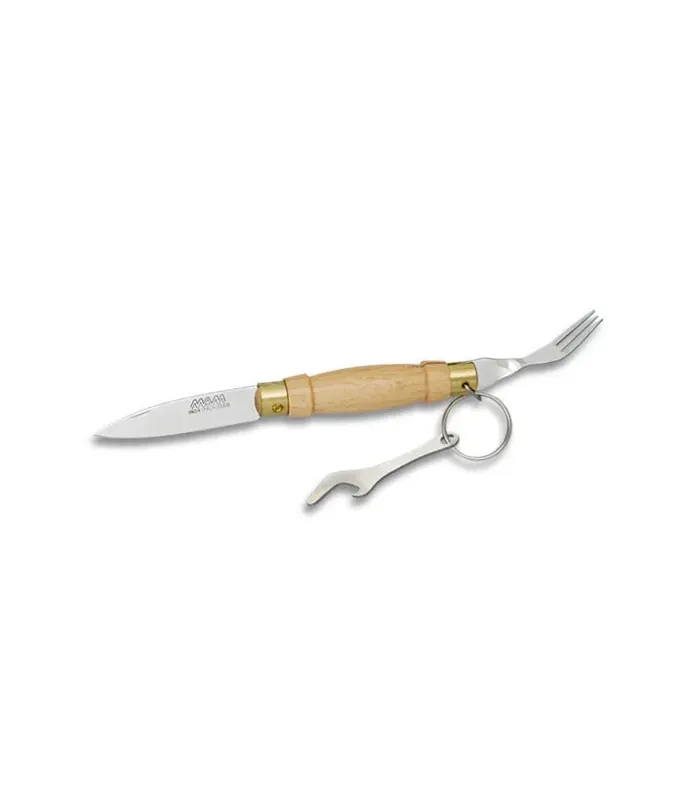 MAM kniv med gaffel og åbner i håndtaget (13,7 cm) ⚔️