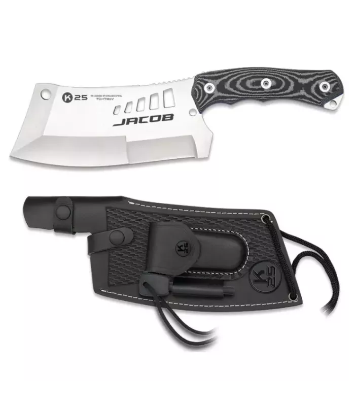 Macheta táctica K25 Jacob, con funda ⚔️