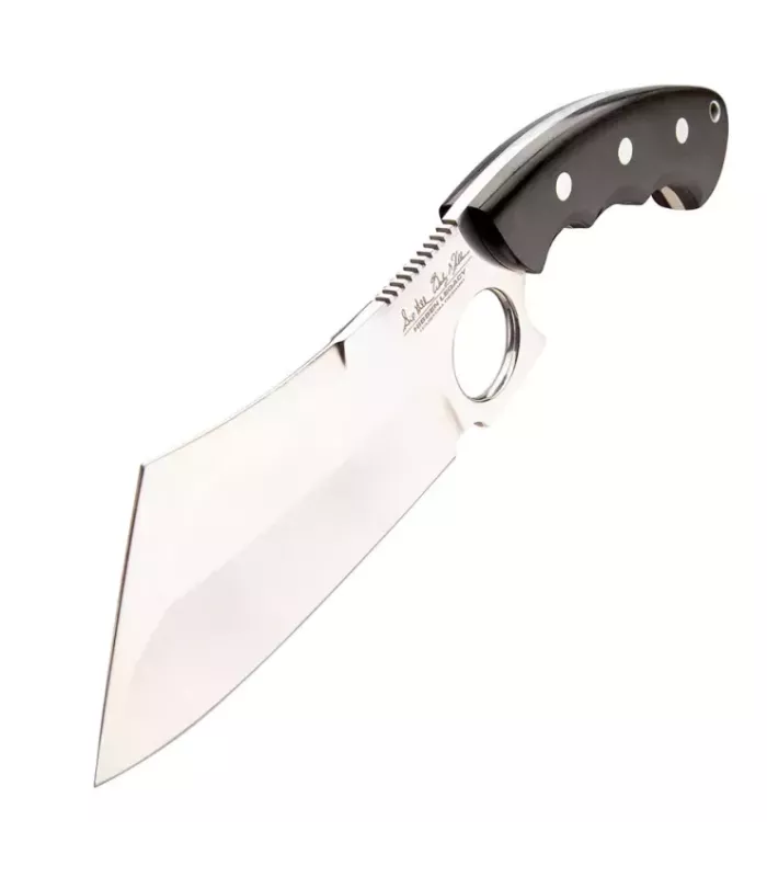 Faca de Açougueiro de Gil Hibben, cabo de Micarta Negra ⚔️