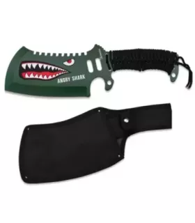 Macheta táctica Albainox Angry Shark, total 31,2 cm. ⚔️