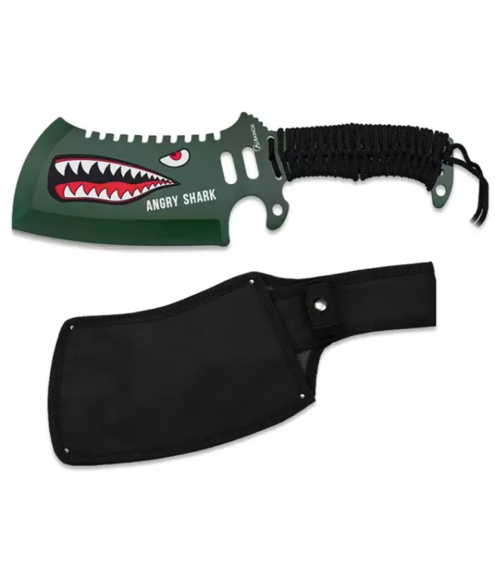 Macheta tática Albainox Angry Shark, total 31,2 cm. ⚔️