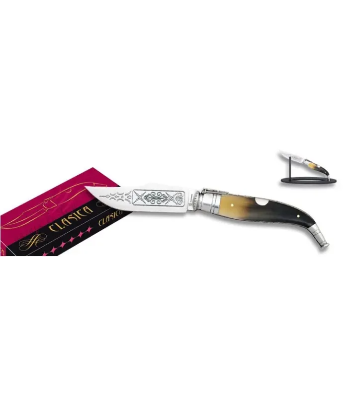 Coltello classico Deluxe decorato (lama: 10 cm) ⚔️