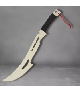 Machete de madera para entrenamiento, cordón negro ⚔️