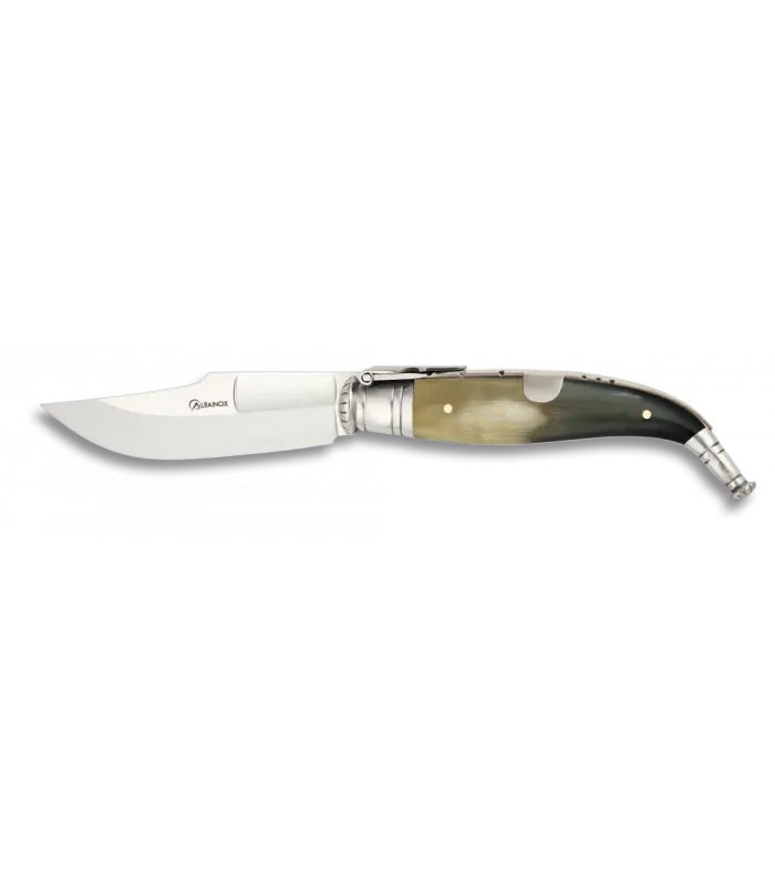 Classic Bull Horn Handle Pocket Knife (8 cm Blade) ⚔️