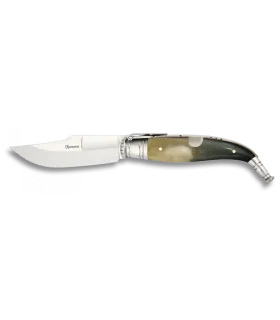 Spanische Taschenmesser mit Geweihgriff (Klinge 6 cm) ⚔️