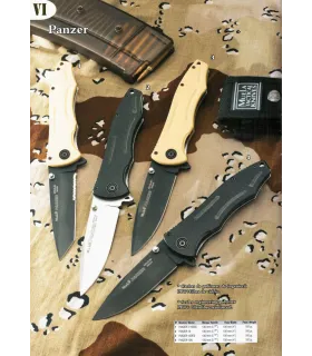 Panzer-Messer mit Taschen aus Desert ⚔️