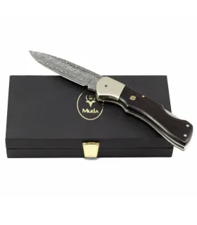 Locking Knife with Damascus Steel Blade ⚔️