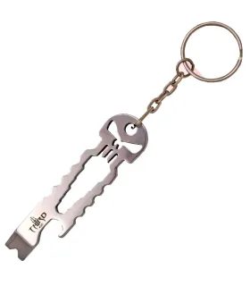 Multi-Tool Schädel Schlüsselanhänger Third, verchromt ⚔️