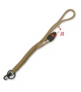 Coyote Paracord Keychain with Whistle ⚔️