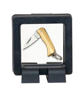 Llavero navaja miniatura Dije con Expositor, hoja 1,9 cm. ⚔️