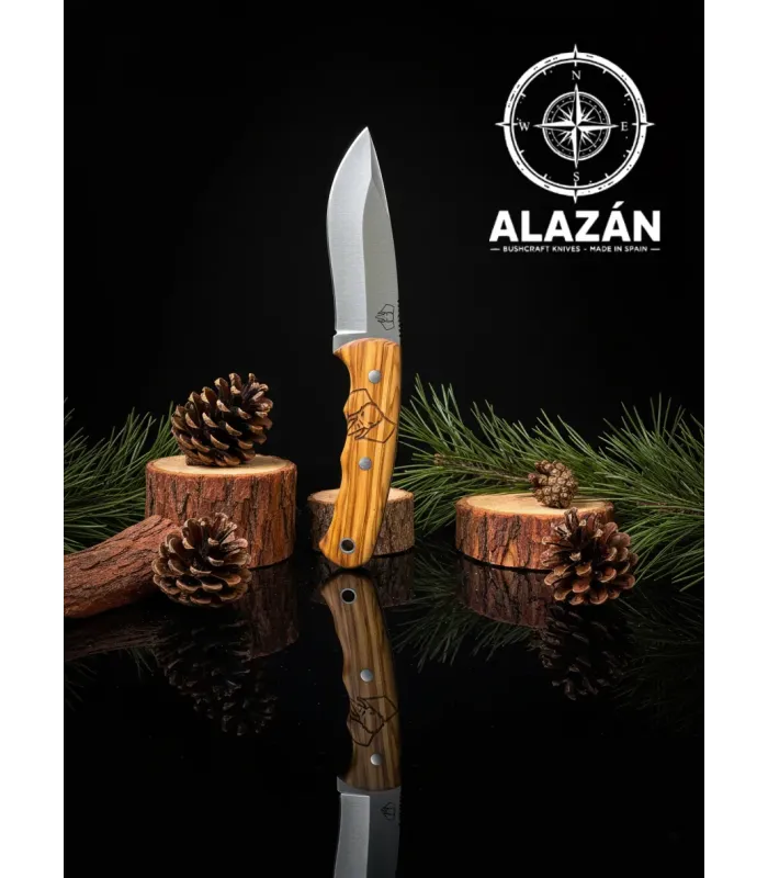 Abenteuermesser Cudeman Alazán aus Olivenholz ⚔️