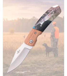 Third ABS Handle Knife with Greyhound Decoration (15.9 cm) ⚔️