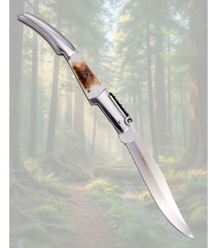 Third Series Stag Folding Knife (24 cm.) ⚔️