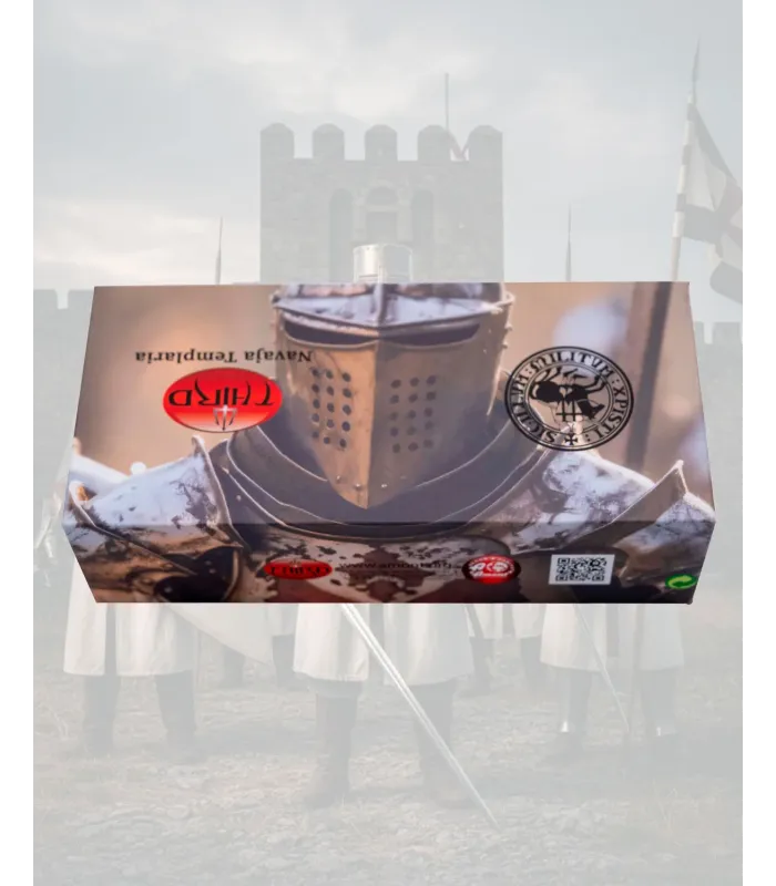 Sort Templerkniv samler stål 420 blad 8,1 cm. ⚔️