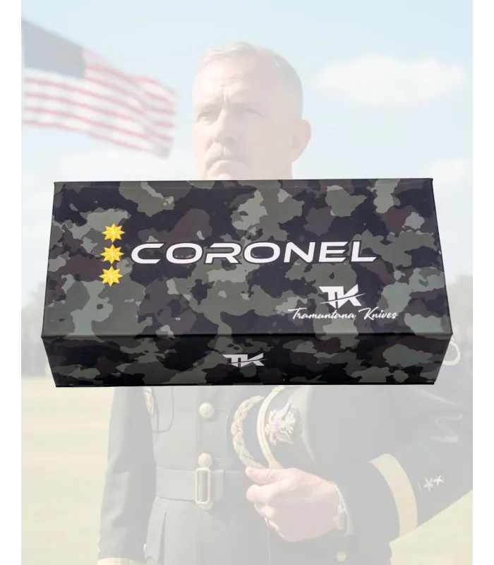 Navaja Tramuntana Knives Coronel G10 titaniumgrijs, achtervergrendeling ⚔️