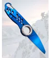 Coltello da alpinismo Third K2 in acciaio 420 blu brillante ⚔️