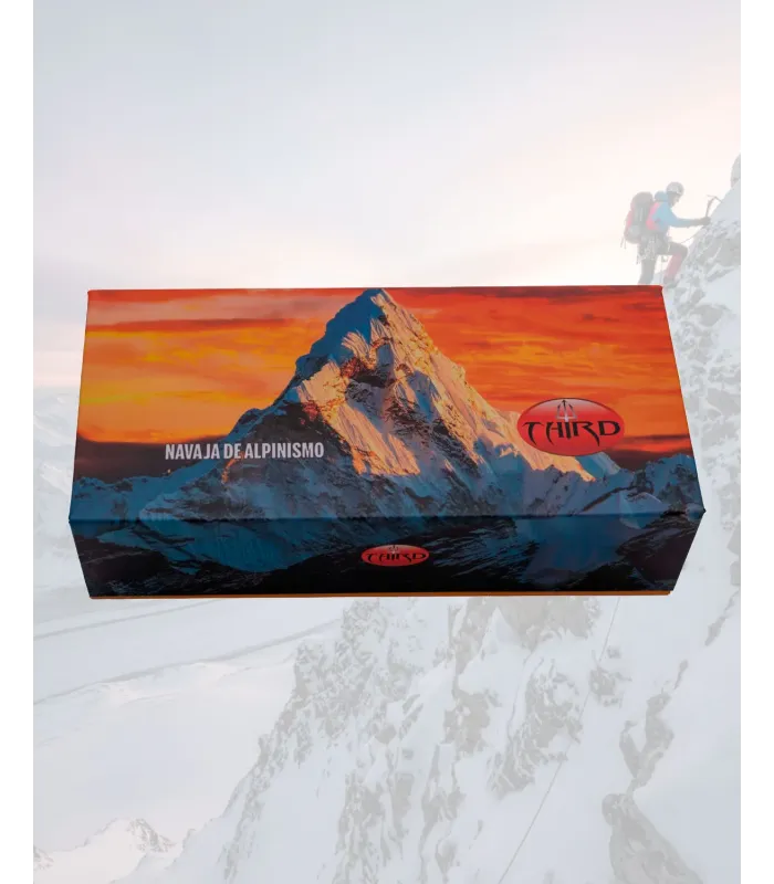 Third K2 Alpinistkniv i stål 420, lys blå ⚔️