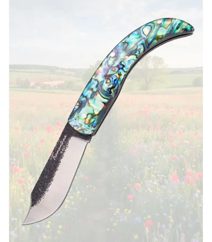 Couteau Rustique Tramuntana Knives poignée en nacre et résine ⚔️