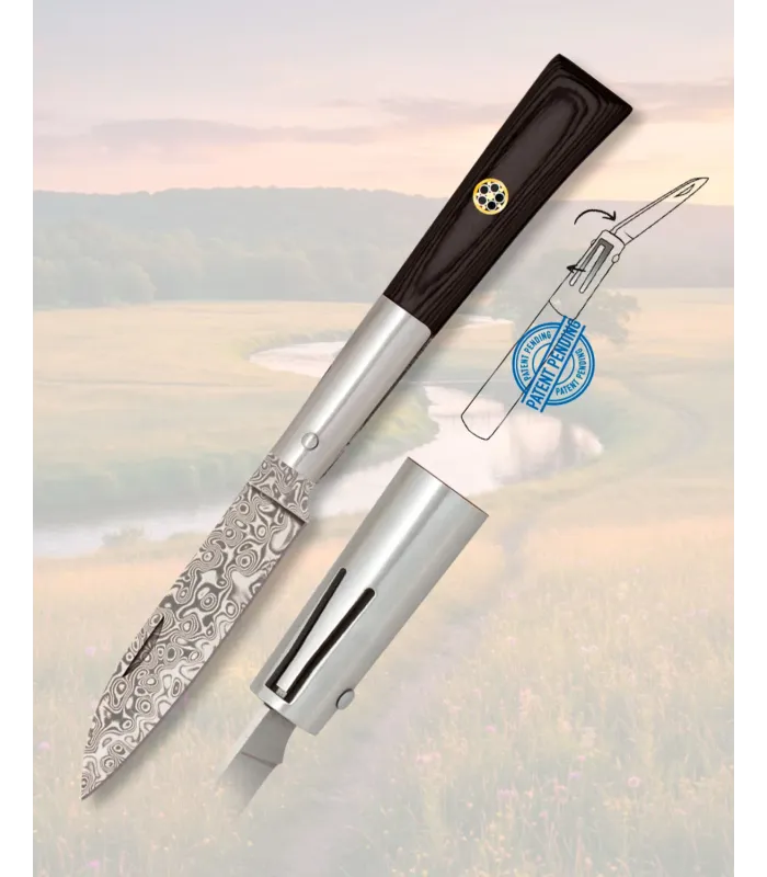 Albainox Damasco Messer mit 60 Schichten Stamina Schwarz ⚔️