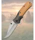 Coltello pieghevole Albainox in acciaio inox con manico in legno ⚔️